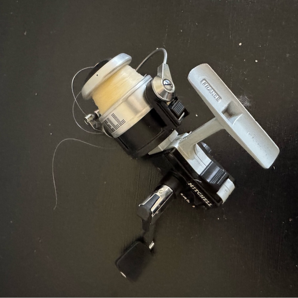Mitchell Silver and Black Spinning Reel – Lightweight Fishing Reel